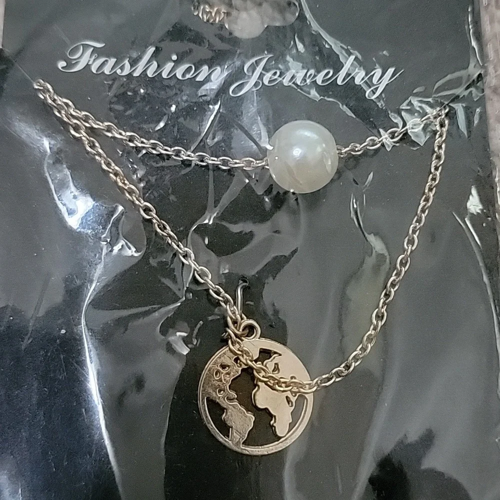 Fashion Jewelry Necklace and Ring Set - Gold Color